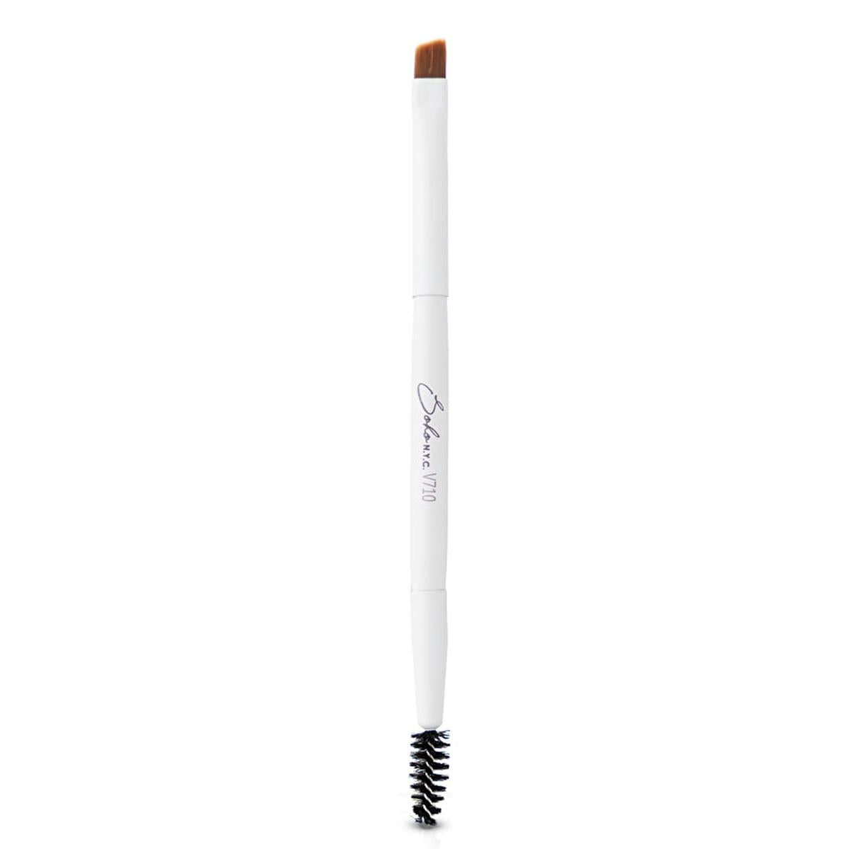 Soho N.Y.C. Vegan Eyebrow & Eyelash Brush: Define & Shape with Dual-Sided, Cruelty-Free Makeup Brush - Perfect for Gels, Powders, Creams