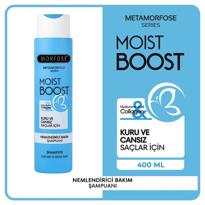 Morfose Metamorfose Moist Boost Hydrating Shampoo 400 ml