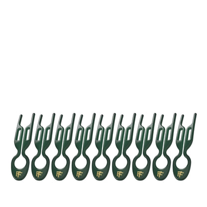 Fiona Franchimon No. 1 Hairpins Emerald Green 9 Count