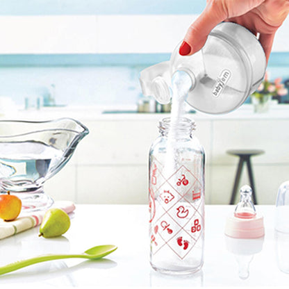 Babyjem Portable Baby Formula Container - 3 Compartment Travel-Friendly Storage for Baby Formula Powder