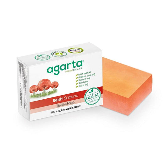 Agarta Natural Reishi Extract Soap - Handmade, SSL & SLES Free, Nourishing Skincare for Sensitive Skin