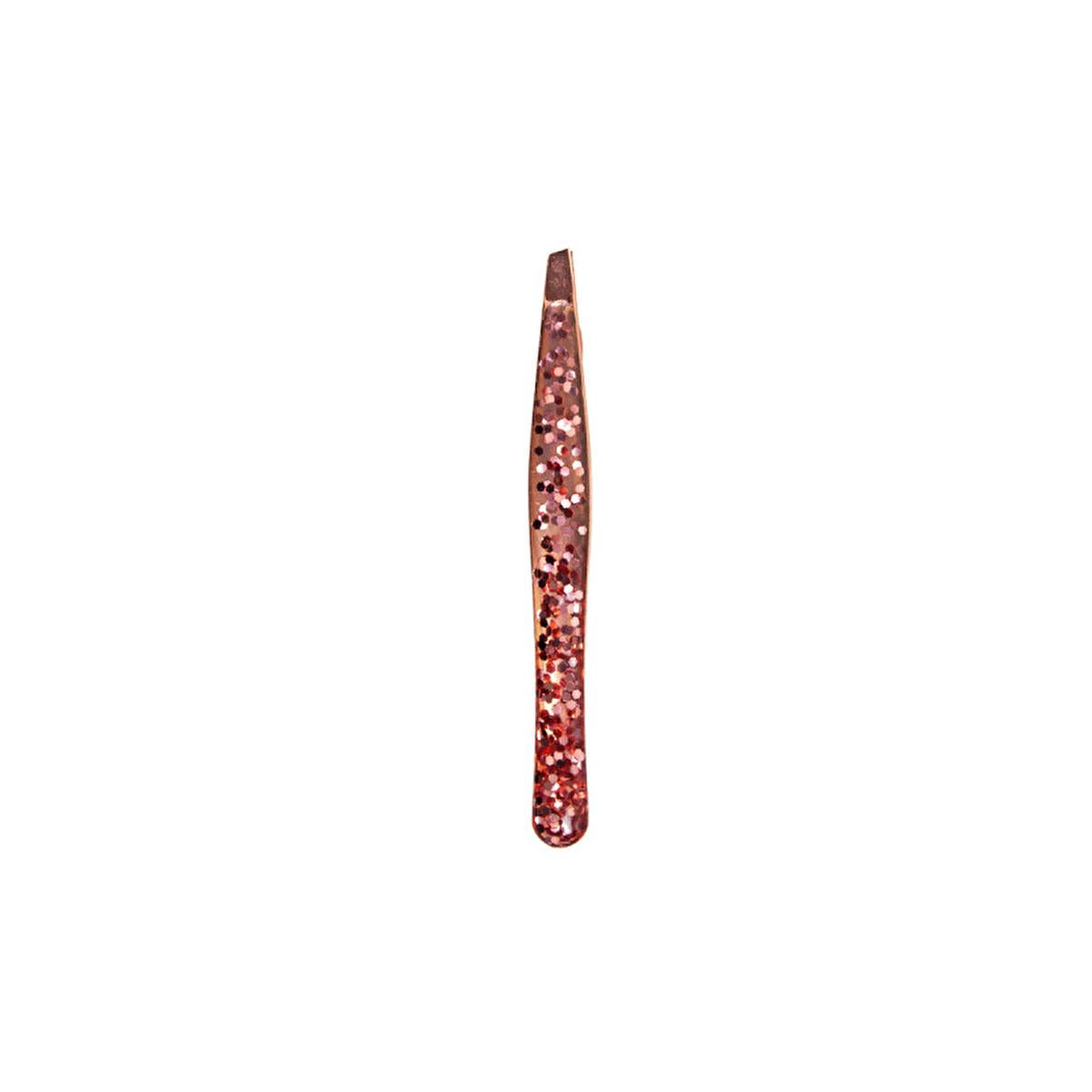 Nascita Precision Eyelash Tweezers - Angled Tip for Perfect Eyebrow Shaping & Hair Removal - Durable & Portable