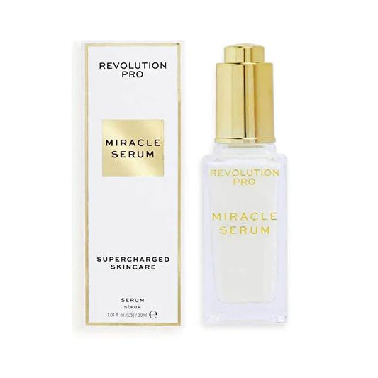 Revolution Pro Miracle Serum: Niacinamide & Vitamin C for Radiant, Hydrated & Firm Skin - Vegan Facial Serum, 30ml