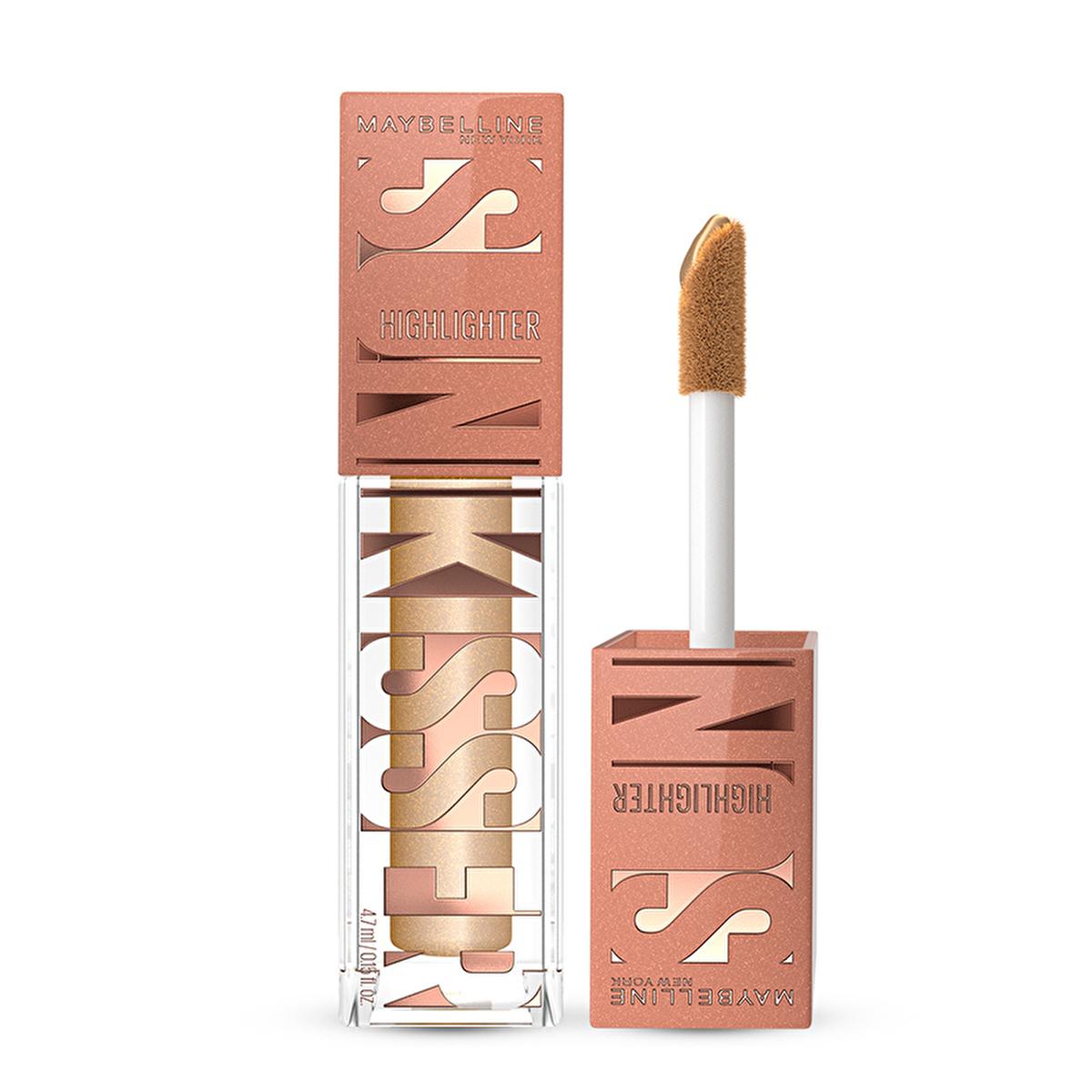 Maybelline Sunkisser Liquid Highlighter - Radiant Glow, Natural Finish - Blendable, Easy to Apply Illuminating Makeup