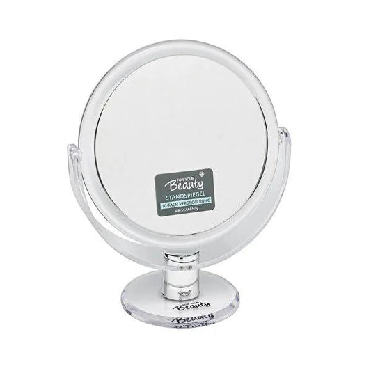 For Your Beauty 10x Magnifying Makeup Mirror with Adjustable Angle & Stand