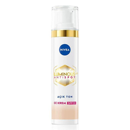 Nivea Luminous630 Anti-Dark Spot Face Cream with SPF30 - Hyaluronic Acid Moisturizer for Even Skin Tone