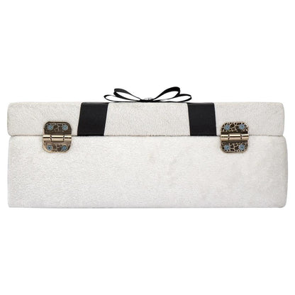 Eklips White Groom Gift Pouch for Wedding Traditions