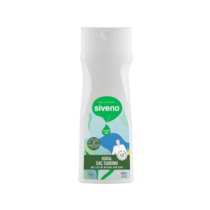 Siveno Natural Hair Soap - Laurel Oil Shampoo for Nourished & Strong Hair, Organic Cleanser, Sulfate & Paraben Free - 300 ml