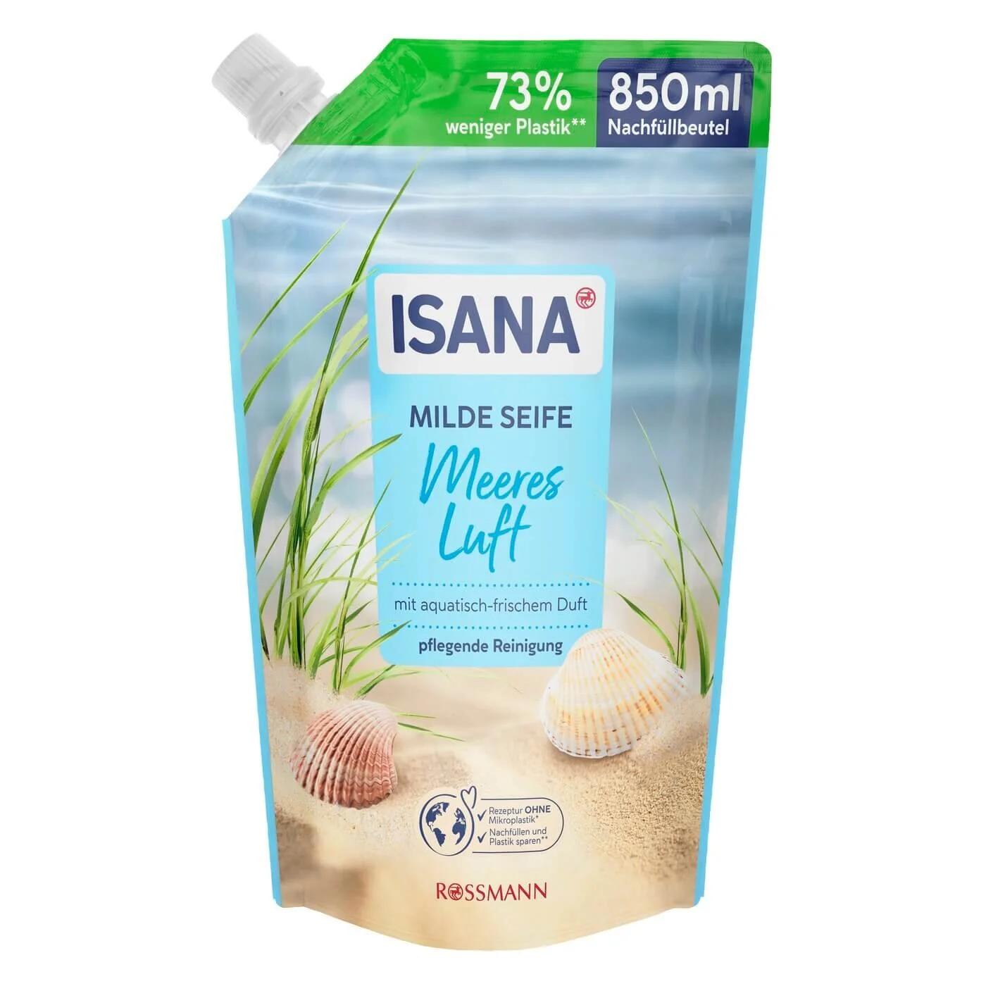 Isana Sea Breeze Hydrating Liquid Soap Refill 850 ml