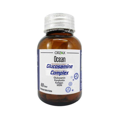Ocean Glucosamine Complex - Joint Health Supplement with Glucosamine, Chondroitin & Collagen - 60 Tablets
