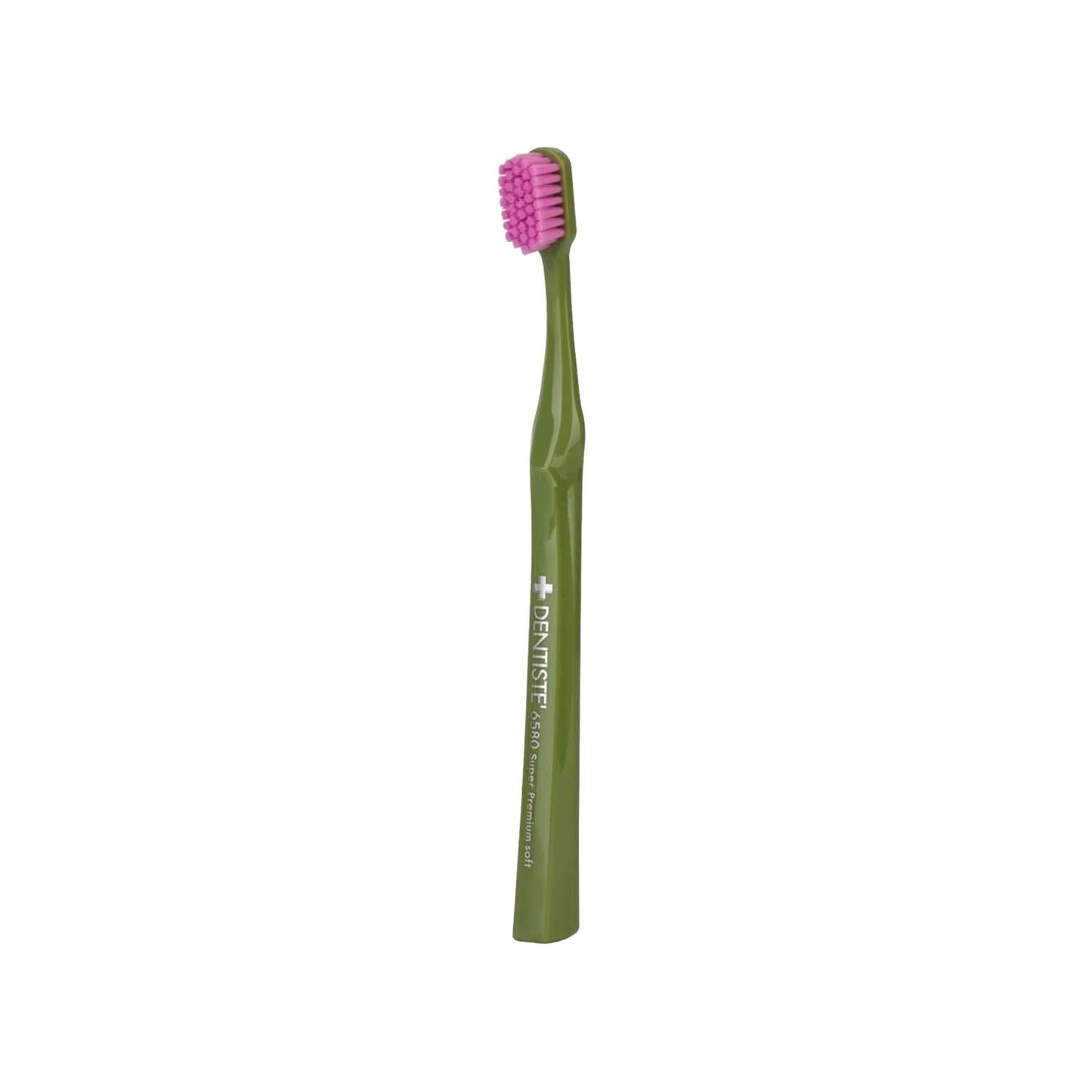 Dentiste 6580 Super Premium Soft Manual Toothbrush for Sensitive Teeth - Gentle Green