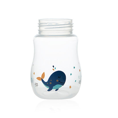 Babyjem Spill-Proof Baby Sippy Cup - 8.45 fl oz, Grey - Easy Transition from Bottle to Cup for Babies Aged 6-18 Months