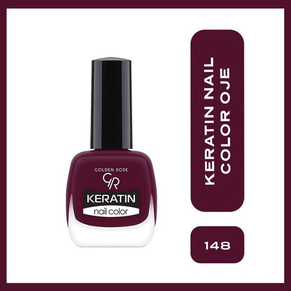 Golden Rose Keratin Nail Color No. 148 Strengthening Polish