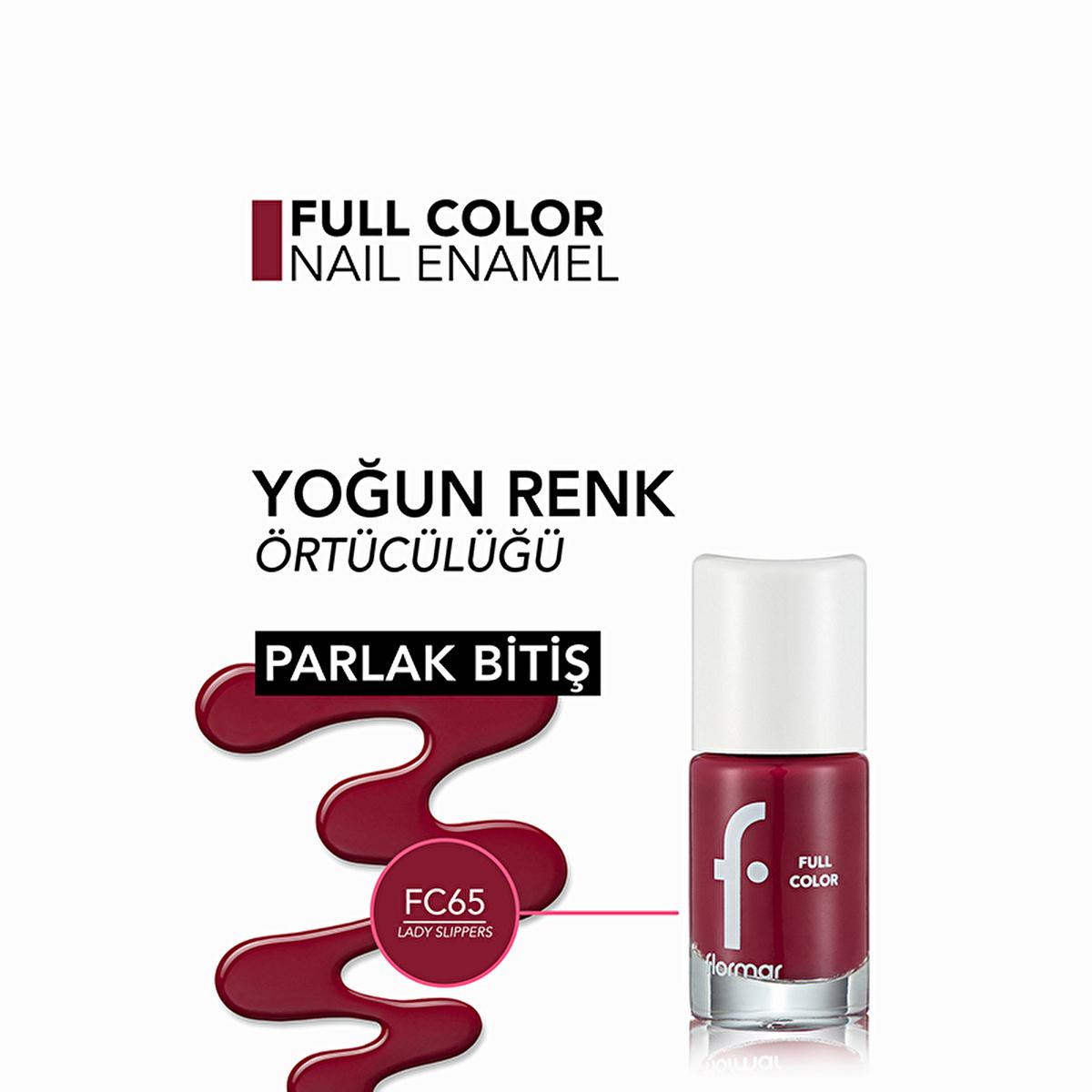 Flormar Full Color High Pigment Nail Polish - Long-Lasting Color