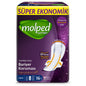 Molped SuperNight: Leak-Proof Overnight Feminine Hygiene Pads - Cottony Soft, Dermatologically Tested for Heavy Flow & Ultimate Period Protection (16 Count)