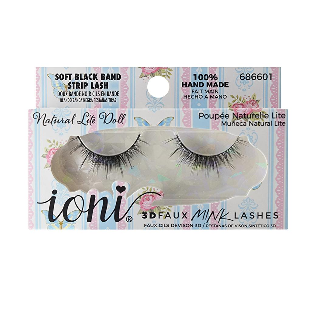 IONI 3D Natural Doll False Eyelashes 1 Pair
