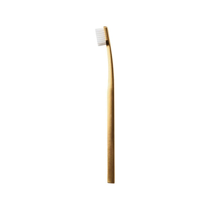 Aurezzi 24K Gold White Medium Toothbrush