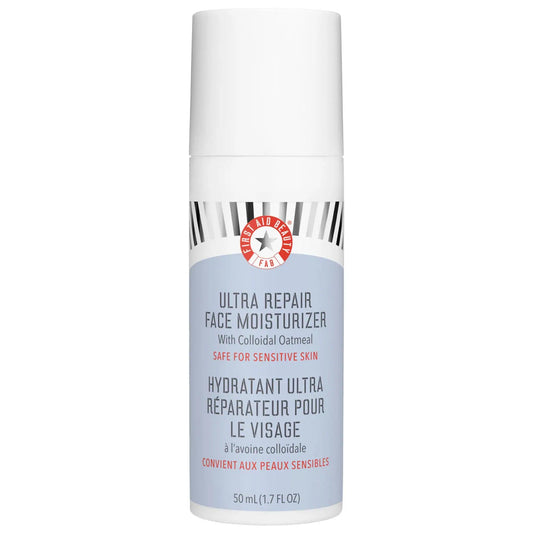 Ultra Repair Facial Moisturizer by First Aid Beauty - Vegan, Cruelty-Free Hydrating Face Cream for Normal Skin, Relieves Dryness & Redness