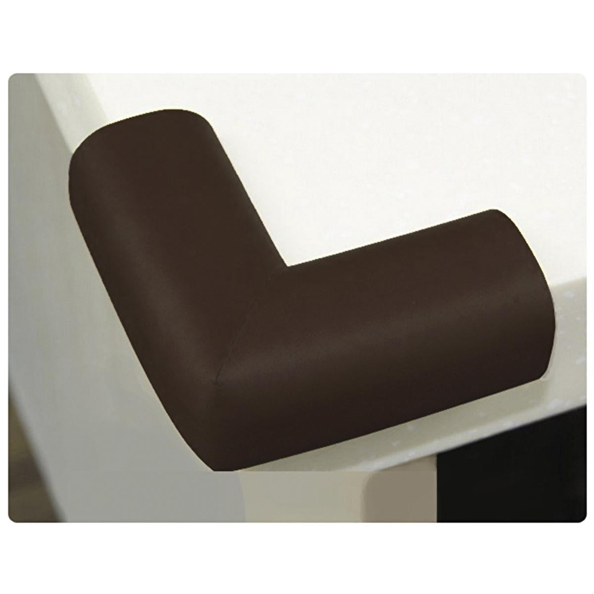 Miny Baby Brown Corner Protector - Soft Rubber Child Safety Protectors for Furniture Edges (4 Pack)