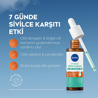Nivea Acne Control Facial Serum - Balances Oily Skin, Reduces Acne - 1.01 fl oz