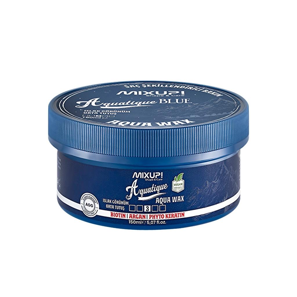 Mixup! Aquatique Blue Aqua Wax for Medium Hold 150 ml