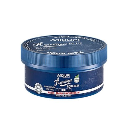 Mixup! Aquatique Blue Aqua Wax for Medium Hold 150 ml