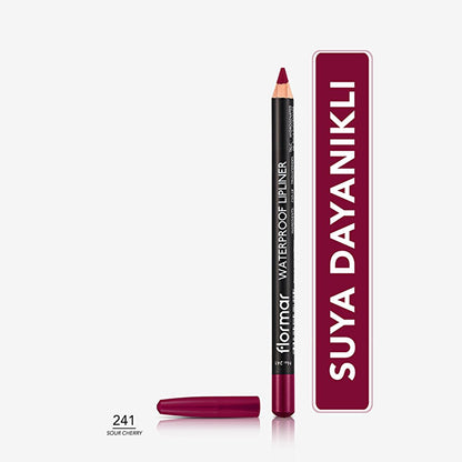 Flormar Waterproof Matte Lip Liner - Long-Lasting, Vitamin-Enriched Lip Pencil for Precise Application