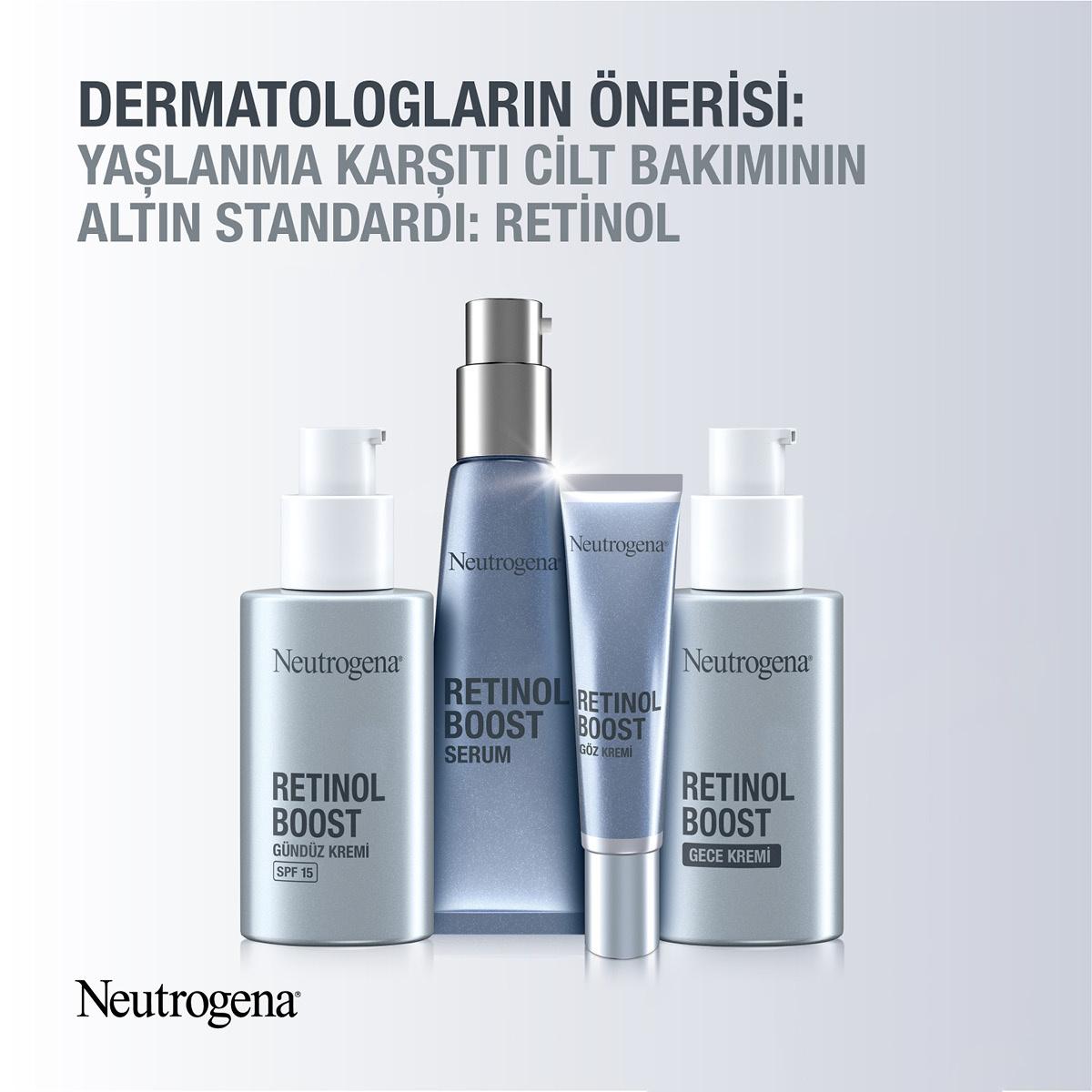 Neutrogena Retinol Boost Anti-Aging Serum: Reduce Wrinkles, Improve Skin Elasticity & Brightness - Fight Dark Spots & Achieve Youthful Skin