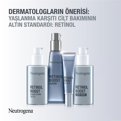 Neutrogena Retinol Boost Anti-Aging Serum: Reduce Wrinkles, Improve Skin Elasticity & Brightness - Fight Dark Spots & Achieve Youthful Skin