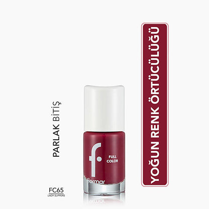 Flormar Full Color High Pigment Nail Polish - Long-Lasting Color