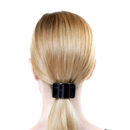 Linziclip Midi Pearl-Look White Hair Claw Clip for Secure Hold