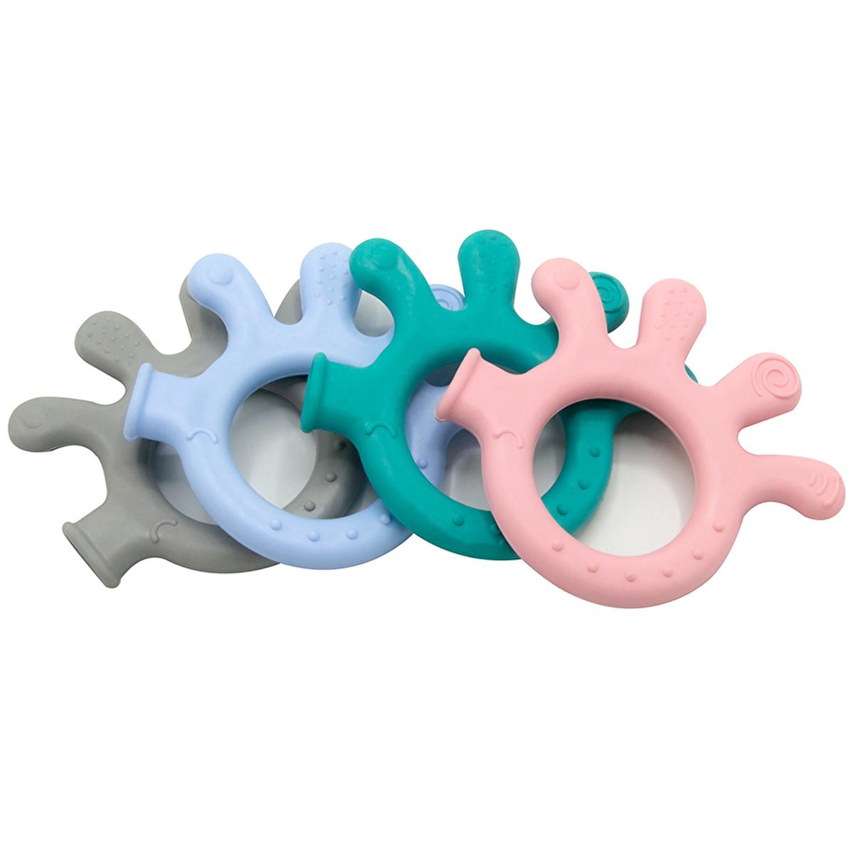 Babyjem Octopus Teether Toy - Soft BPA Free Baby Teething Relief for Sore Gums, Easy to Clean