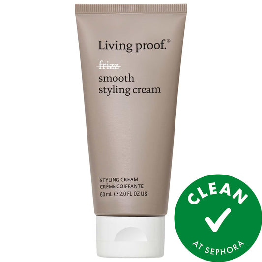 No Frizz Smooth Styling Cream - Silicone-Free Hair Styling for Frizz Control & Heat Protection