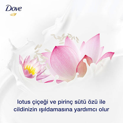 Dove Moisturizing Liquid Hand Soap with Lotus Flower & Rice Milk Extract - Gentle, Dermatologically Tested, 15.22 fl oz