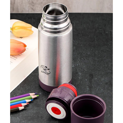 Cooker Stainless Steel Thermos 300ml - Keeps Drinks Hot/Cold for 24 Hours, Double-Walled Insulated Flask
