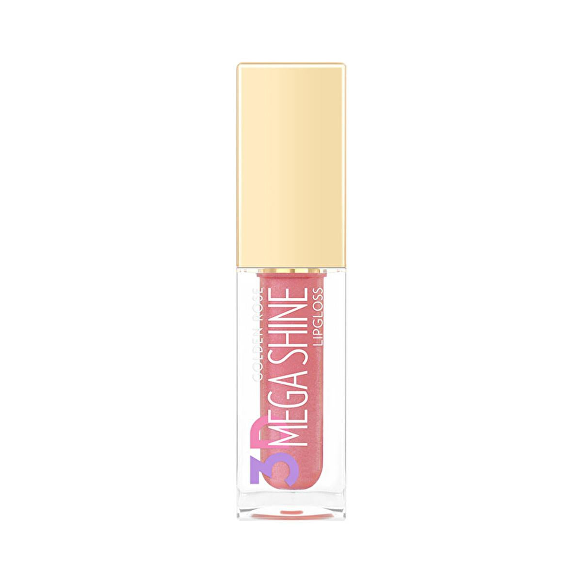 Golden Rose 3D Mega Shine Lip Gloss: Volumizing, Moisturizing, Non-Sticky High-Shine Lip Gloss for Fuller, Plumper Lips