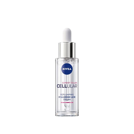 Nivea Expert Filler Cellular Hyaluronik Asit Anti-Aging Serum - Hydrating, Plumping, Reduces Fine Lines & Wrinkles