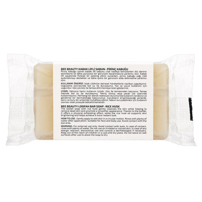 Bee Beauty Rice Bran Loofah Soap for Brightening 100g