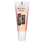 Rival Loves Me Vegan Glitter Lip Gloss No.01 - Moisturizing, Cruelty-Free Cosmetics for Shiny Lips