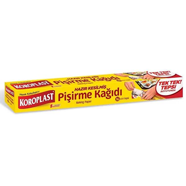 Koroplast Parchment Paper Pre-Cut Sheets - Non-Stick Baking Paper for Easy Cooking & Cleanup
