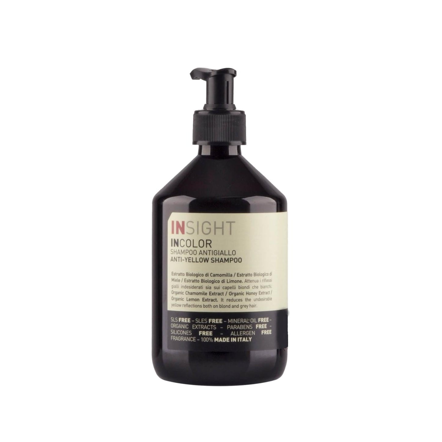 Insight Incolor Anti-Yellow Shampoo for Cool Blonde Tones 400ml