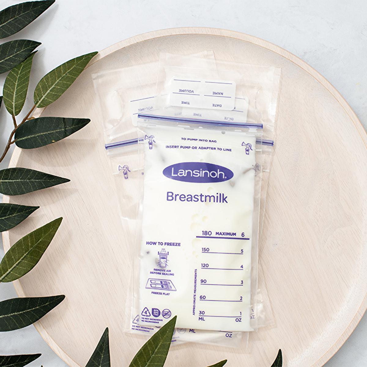 Lansinoh Breast Milk Storage Bags - 25 Count, BPA-Free, Pre-Sterilized