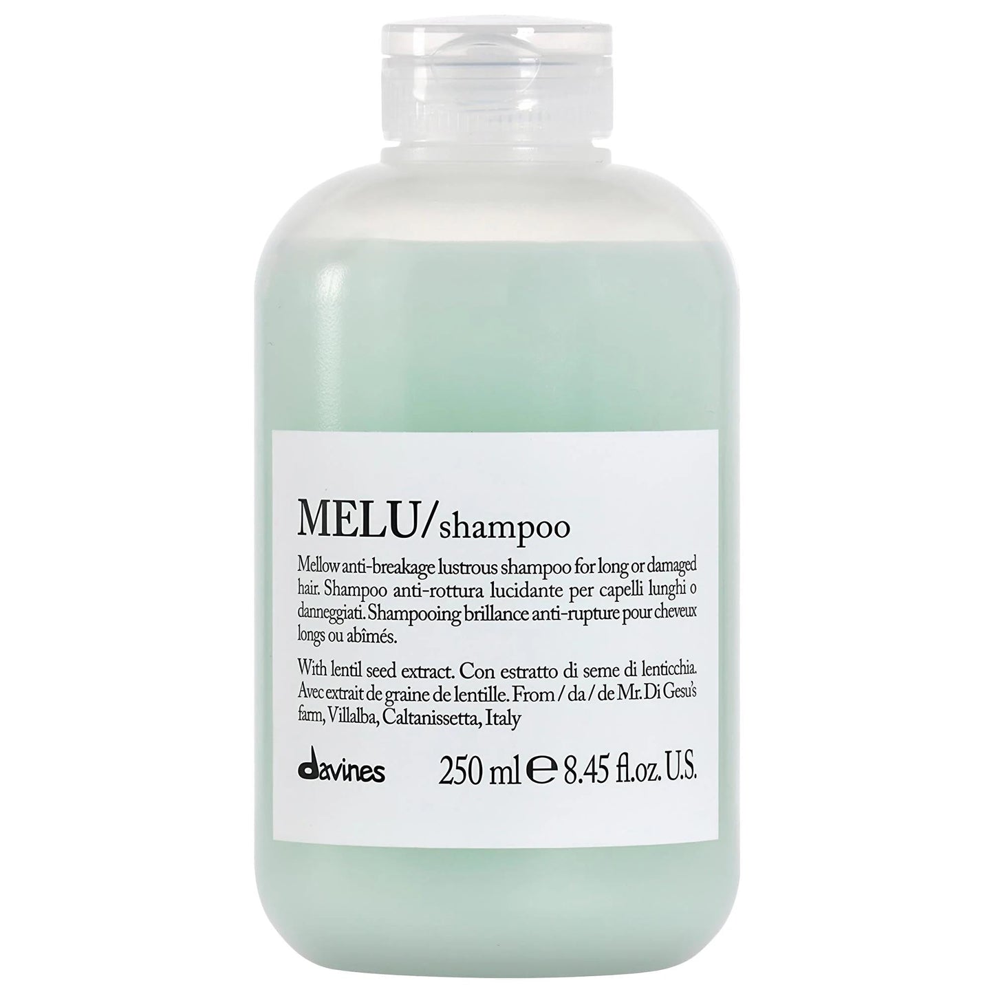 MELU Anti-Breakage Shampoo for Long Hair - Nourishing, Vegan, Damage Repair