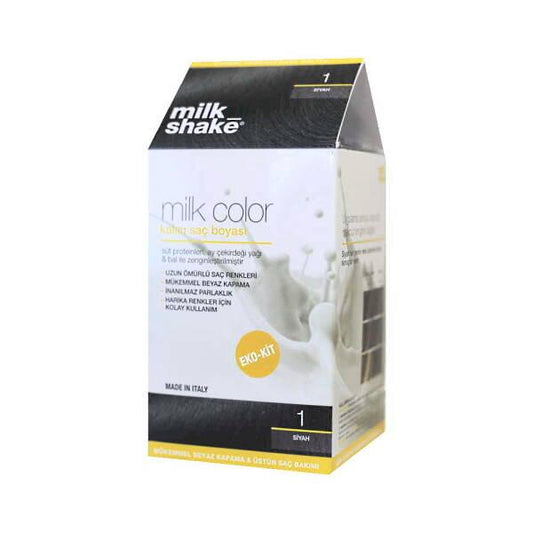 Milk Shake Black Hair Dye - Long-Lasting, Nourishing, Easy At-Home Application
