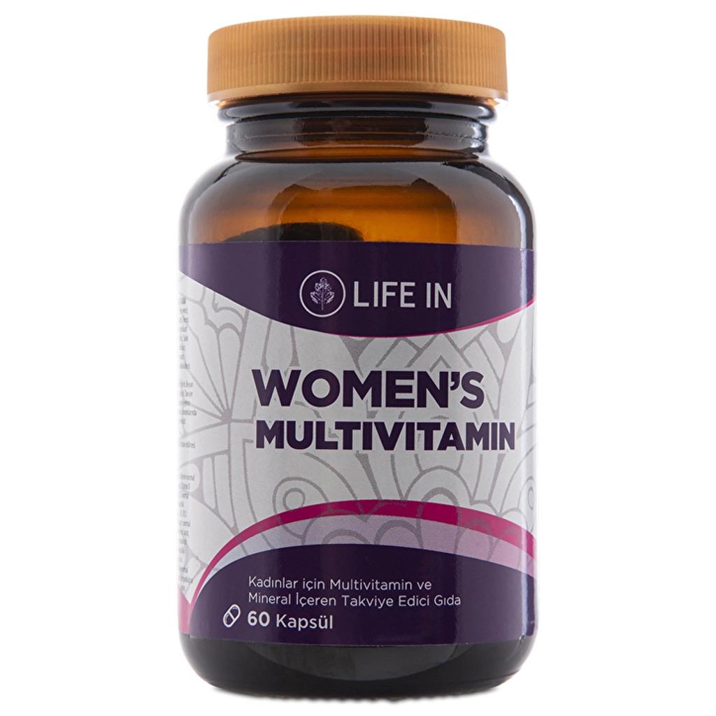 Life In Women's Multivitamin & Mineral Supplement 60 Capsules