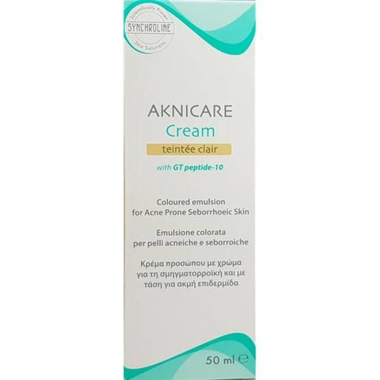 Synchroline Tinted Moisturizing Cream with Salicylic Acid - Acne Control & Hydration for Acne-Prone Skin