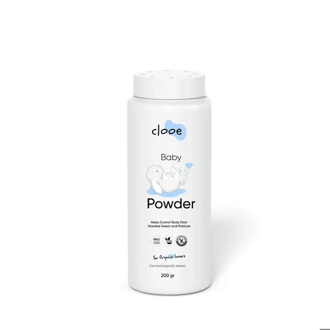 Clooe Baby Powder Gentle & Absorbent Skin Protector 200g