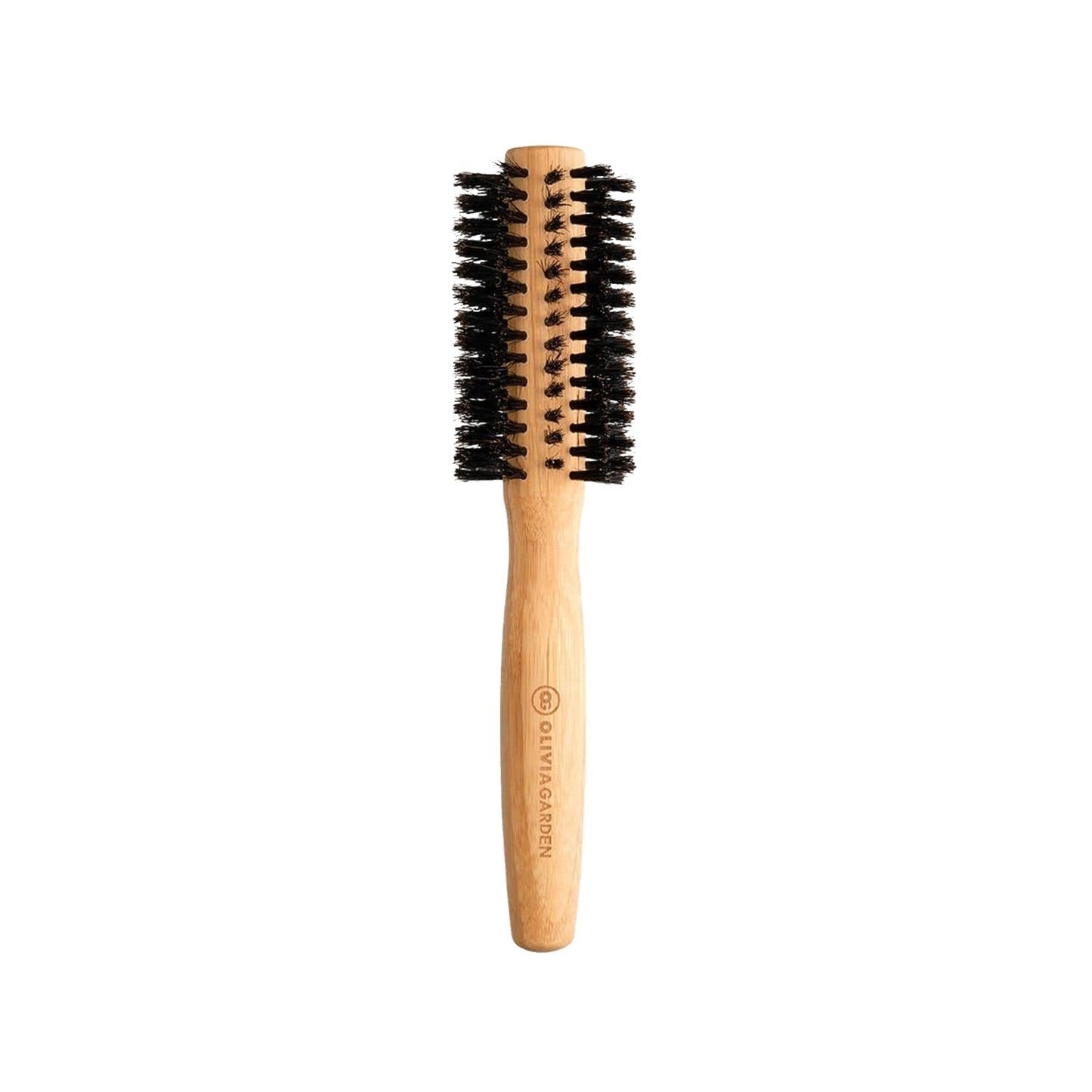 Olivia Garden Bamboo Touch Blowout Boar Bristle Hair Brush for Detangling and Styling - Eco-Friendly Hair Care Tool