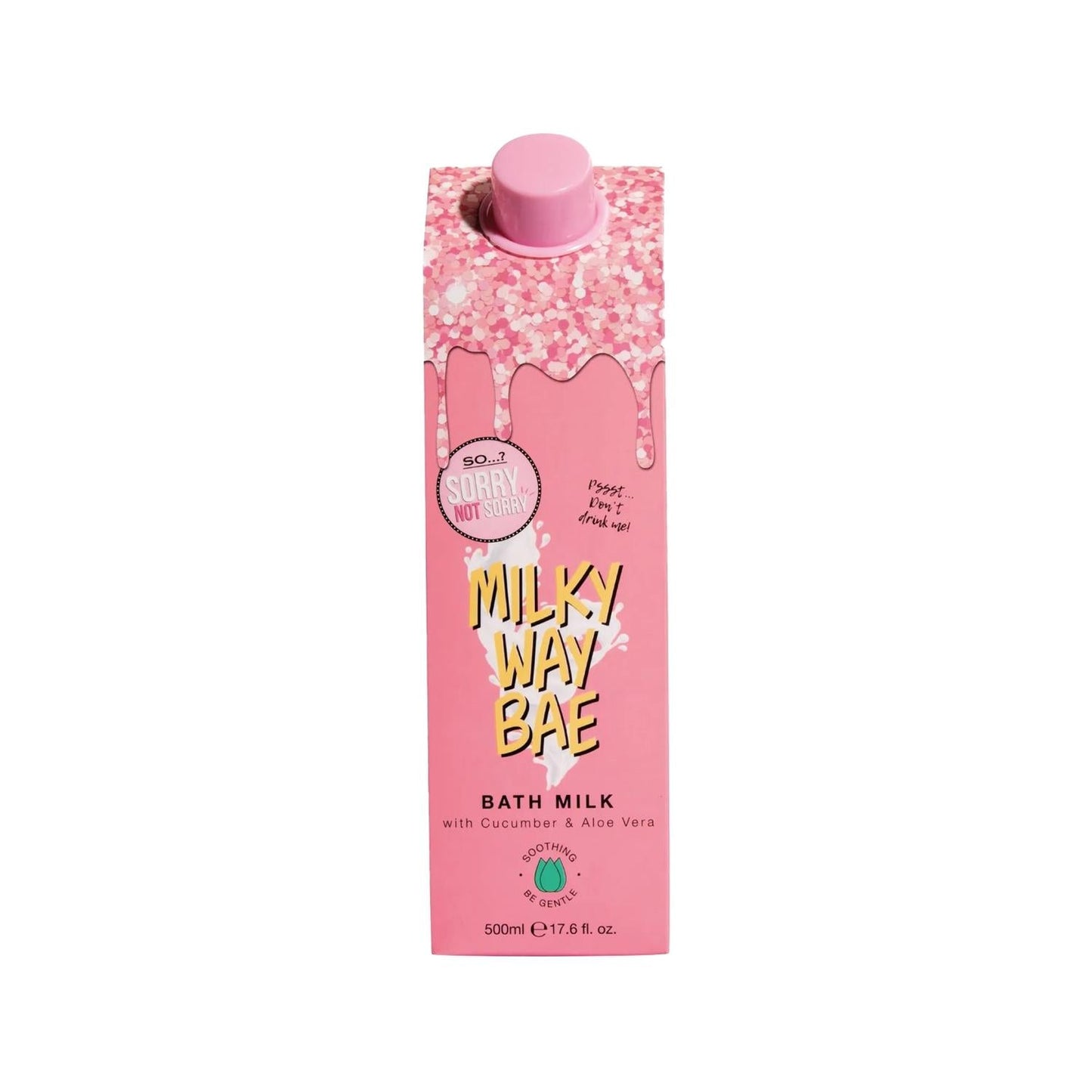 So...? Sorry Not Sorry Milky Way Bae Bath Milk 500ml - Moisturizing & Nourishing for Dry Skin