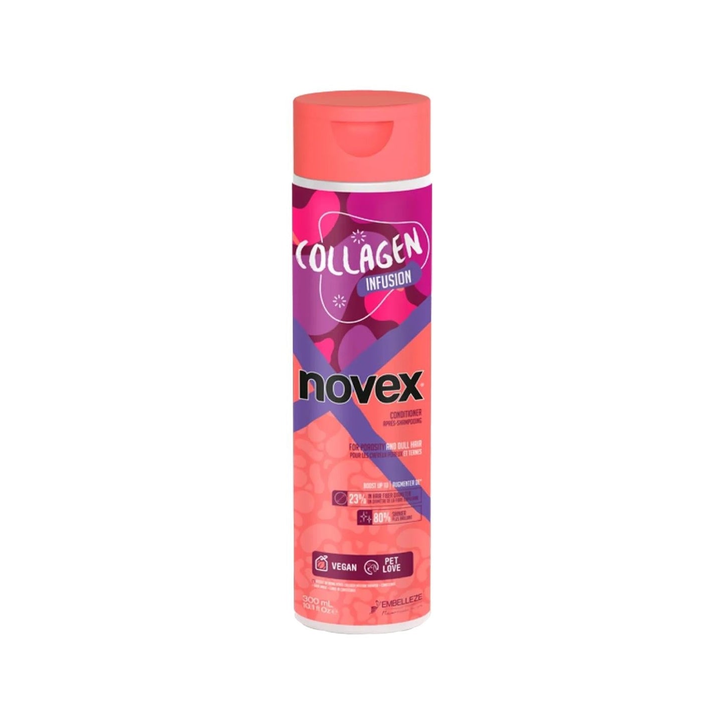 Novex Collagen Infusion Hair Cream for Thin Hair - 10.14 fl oz Volume Enhancer & Nourisher